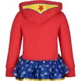 thumbnail image 3 of WARNER BROS Justice League Wonder Woman Toddler Girls Zip Up Costume Hoodie Infant to Big Kid, 3 of 5