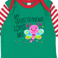 thumbnail image 4 of Inktastic My Great Grandma Loves Me Cute Dragonfly Boys or Girls Long Sleeve Baby Bodysuit, 4 of 5