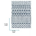 thumbnail image 3 of Livabliss Area Rugs for Living Room, 5x7 Urban Shag Global Blue Rug, Bedroom Dining Room Home Decor Stain Resistant Carpet (5'3" x 7'3"), 3 of 7