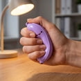 thumbnail image 3 of Taba Squishy Banana Stress Relief Toy Sticky Silicone Squeeze Fidget Kawaii Desk Accessory for Anxiety Relaxation Gift for Teens Adults (Purple), 3 of 3