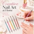 thumbnail image 6 of 5 Piece Nail Art Brush Set, Double Ended Dotting Pen and Liner Brush for DIY Manicure Designs, TIKA, 6 of 7