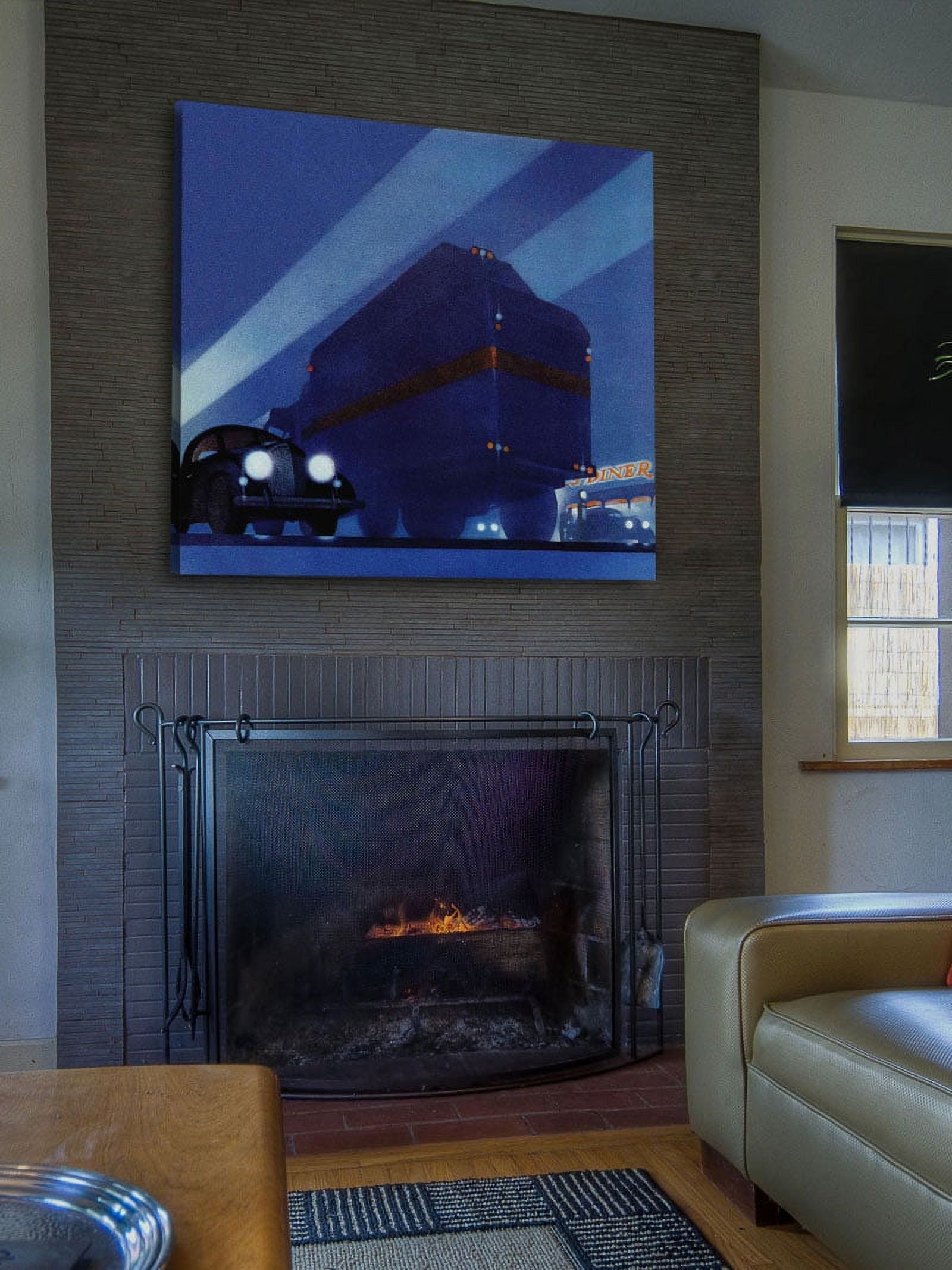 Marmont Hill "Near the Diner" Painting Print on Canvas