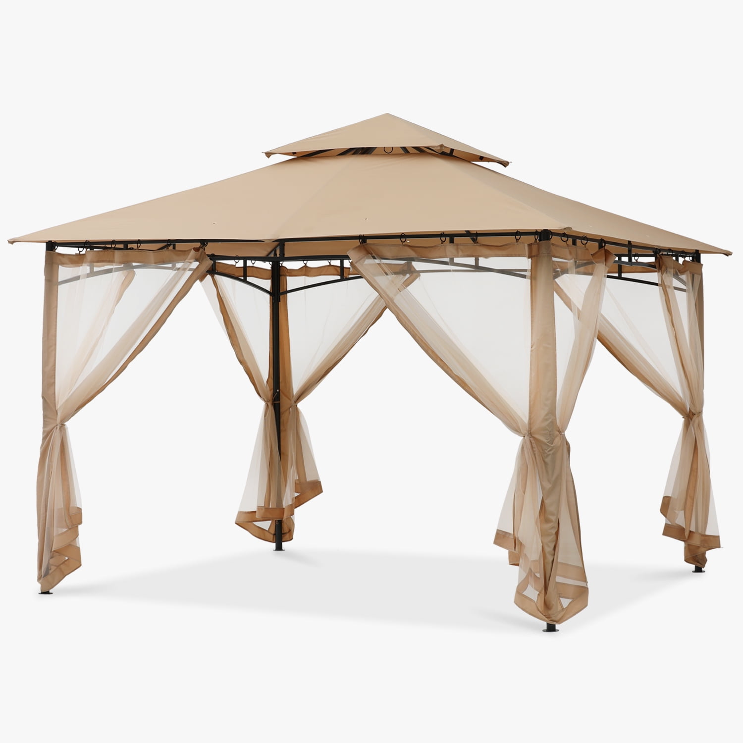 ABCCANOPY 10'x12' Patio Gazebo With Mosquito Netting and Double