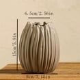 thumbnail image 2 of Eggshell Shaped Cute Vase Porcelain Dry Flower Arrangement Ornaments Living Room Bedroom Study Tea Room Decorative Flower Ware, 2 of 5