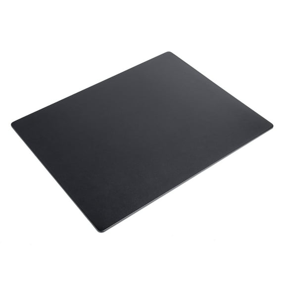 Black Leather 24 x 19 Desk Mat without Rails