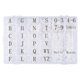 thumbnail image 2 of Letras Veskaoty 3/4" 715 piezas con bandeja, 2 of 7