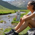 thumbnail image 4 of Fiudx Ofertas y liquidaciones Botella de agua aislada con pajita para adultos, tazas térmicas grandes al vacío para bebidas frías y calientes, termos de acero inoxidable sin BPA, frasco a prueba de f, 4 of 5