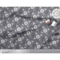 thumbnail image 2 of Soimoi Rayon Fabric Floral Block Printed Craft Fabric by The Yard 42 Inch Wide, 2 of 3