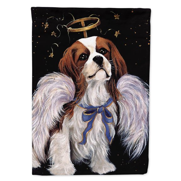 Carolines Treasures PPP3063CHF Cavalier Spaniel Christmas Angel Flag Canvas House Size  Large multicolor