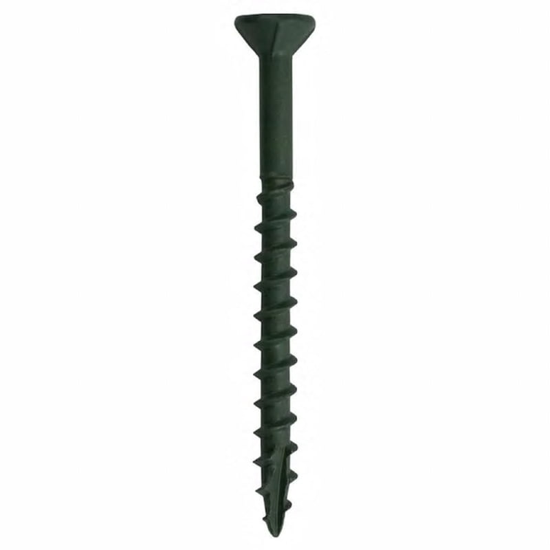 Grip-Rite 5029227 4 in. 1 lbs No.10 Star Screw, Green - Case of 12