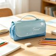 thumbnail image 2 of Cute Unisex Pencil Case Basic Stationery Storage Organizer for Office Home Study A, 2 of 2