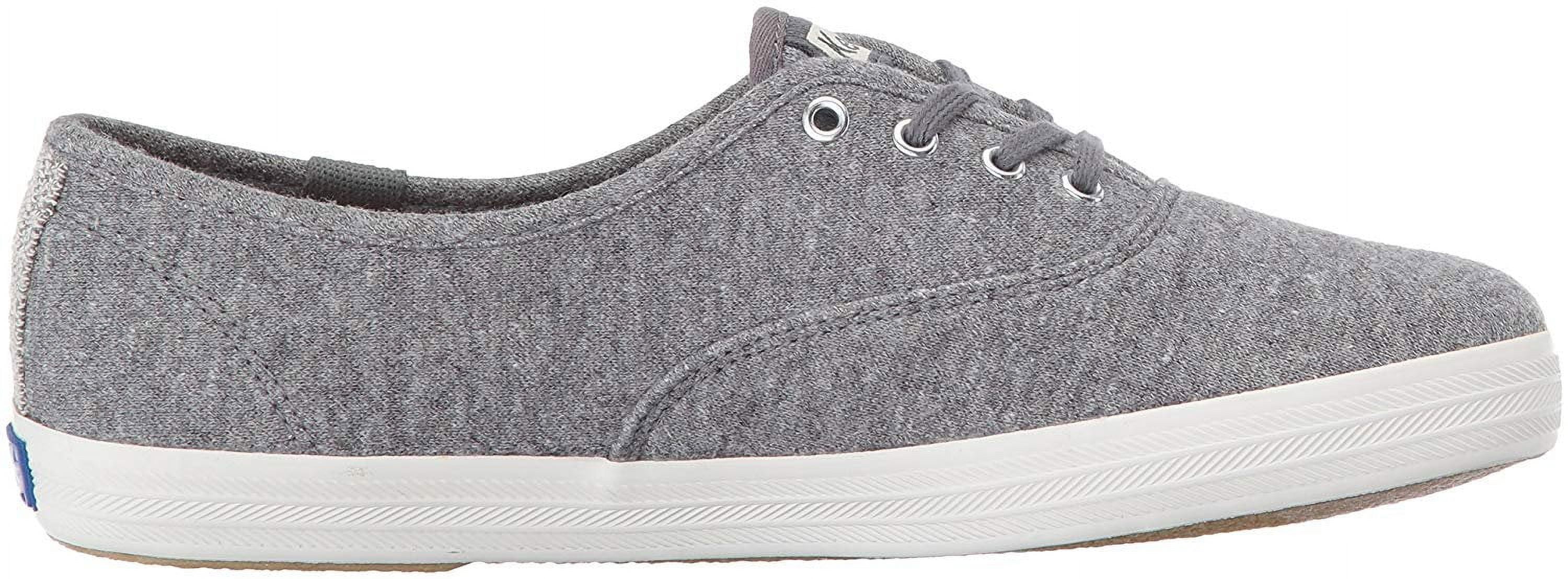 Keds Women s Champion Sweatshirt Jersey Fashion Sneaker Gray 6.5 M US Walmart