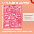 thumbnail image 3 of Best Friend Birthday Gifts for Women Blanket, Best Friend Graduation Gifts for Best Friends Women, Unique Friend Gifts for Women Friends Ideas, BFF Gifts, Throw Blanket 65” x 50” (Sassy - Pink), 3 of 8