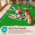 thumbnail image 4 of Design&I 9'x12' Washable Area Rug Soccer Pitch Field Ground Markings Lines Border Athletic Door for Dining Room, Basement, Large Office, Snag-Free, 4 of 7