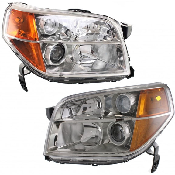 For 2006-2008 Honda Pilot Headlight Driver and Passenger Side DOT Certified HO2518110 HO2519110 - Replaces 33151-S9V-A11, 33101-S9V-A11 ;