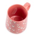 Thyme & Table Stoneware Mug, 16 fl oz, Pink Hearts