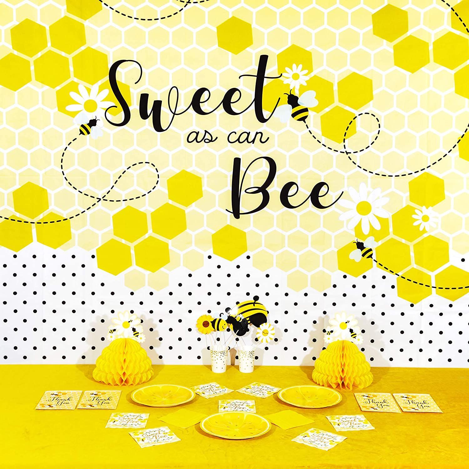 Photo Background 7x5 He Or She What Will It Bee Backdrop Sweet Honey Polka Dot Bee Baby Shower Gender Reveal Backdrops Custom Photography Backgrounds Desktop Accessories Lighting Studio Alumat Pl