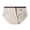 Beige, variant on Womens Underwear Color Block Hipsters Panties Comfortable Breathable High Waist Underwear