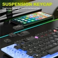 thumbnail image 3 of Led Rainbow Color Backlight Adjustable Gaming Game USB Wired Keyboard Mouse Set - Wired USB Lighting Gaming Computer Touch Keyboard and Mouse Set Black, 3 of 6