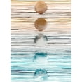thumbnail image 2 of Popp, Grace 19x24 White Modern Wood Framed Museum Art Print Titled - Day And Night I, 2 of 4
