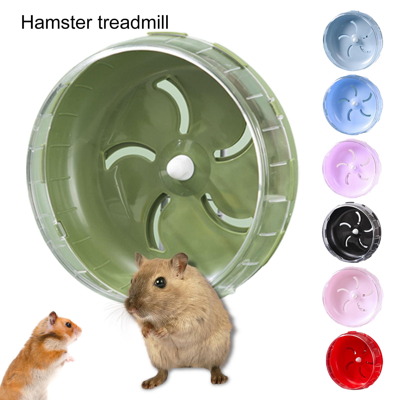 YIFAEUX Hamster Running Wheel Smooth Edge Bite Resistant Hamster Guinea Pig Exercise Toy Pet Supplies