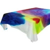 POPCreation Tie Dye Tablecloth 60x84 inches