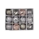 thumbnail image 1 of Bewildely Impresionantes adornos de bolas navideñas de PVC para decoración festiva, cada con diferentes decoraciones que incluyen Kits de decoración para fiestas Versión plateada, 1 of 6
