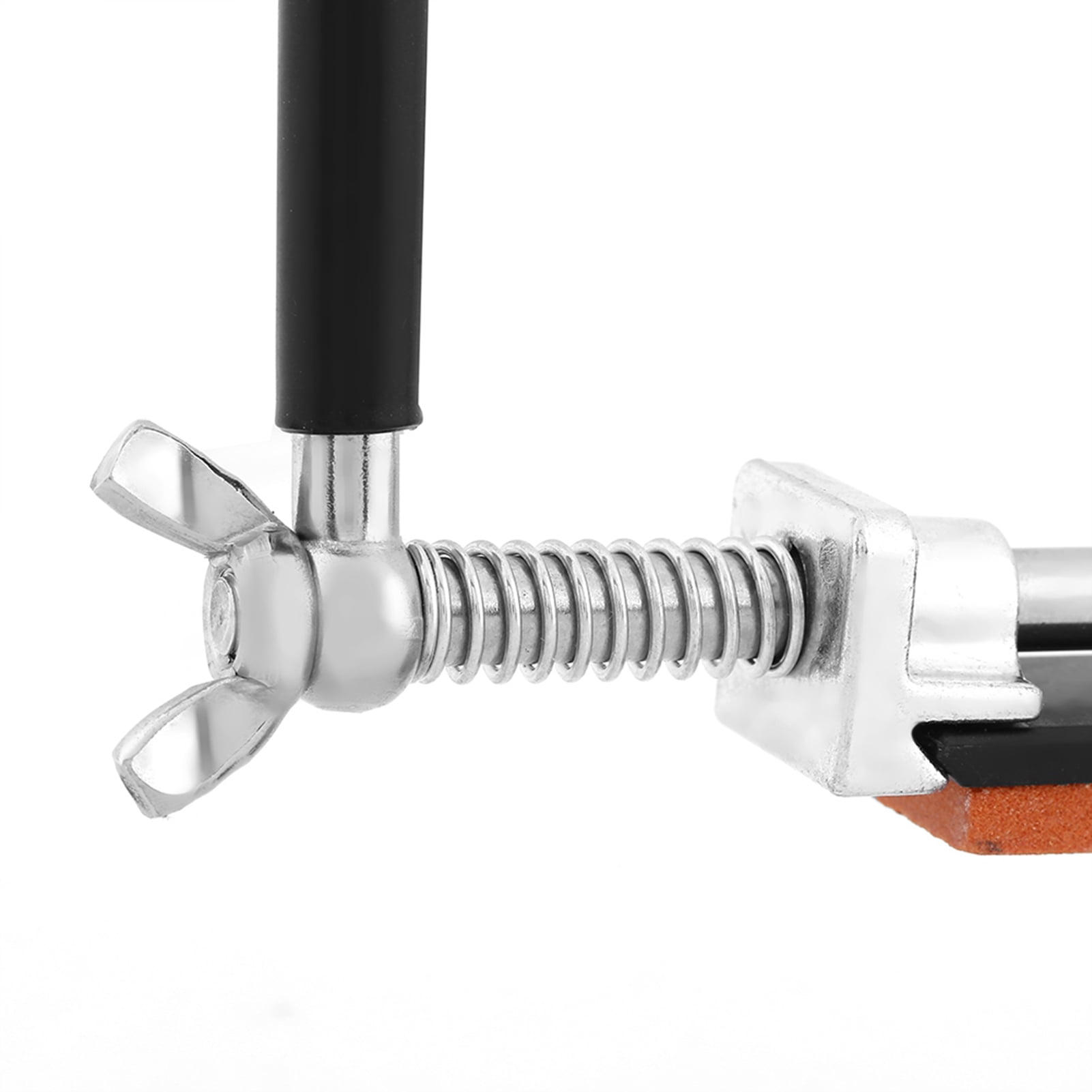BIMZUC Professional Stainless Steel Fixed-Angle Knife Sharpening System with 4 Whetstones (120/320/600/1500 Grit), Safe Kitchen Knife Sharpener Tool for Scissors and Peelers (15.91 in / 40.4 cm)