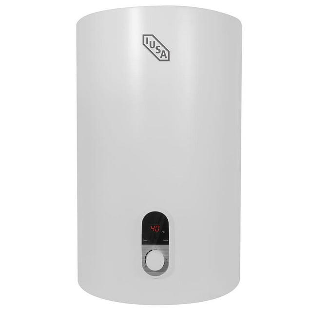 Calentador de depósito eléctrico IUSA 80 L, mural blanco