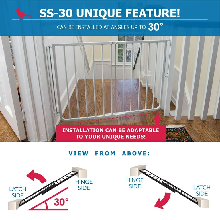 Cardinal Gates Stairway Special Indoor Aluminum Child Pet Safety