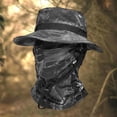 thumbnail image 2 of Gyexs Camo Boonie Sun Hats with Balaclava - Mens Face Mask UV Protection Bucket Hat for Fishing Hiking, Bronze, One Size, 2 of 4