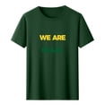 thumbnail image 2 of Babcutegg Womens Letter Printed Top Loose Fit Soccer Cup 2026 T-Shirt Ladies Football Fans Tee Green Size L, 2 of 5
