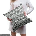 thumbnail image 4 of Ambesonne Nordic Fabric by the Yard Upholstery, Classical Scandinavian, 5 Yards, Grey White Black, 4 of 4