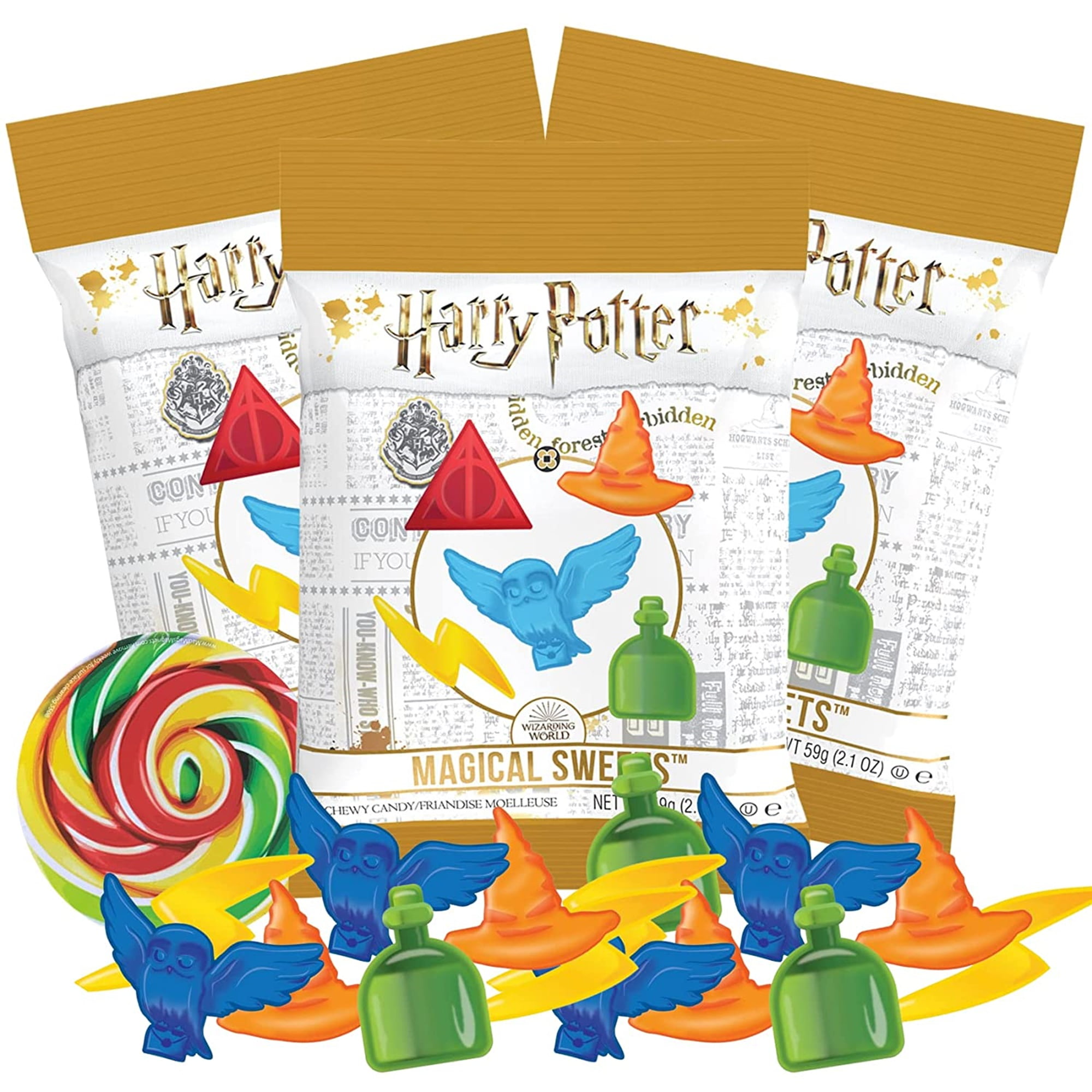 Harry Potter Character Shaped Sweet Gummy Candies, Chewy Easter Basket