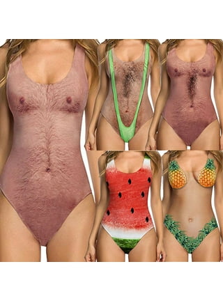 NEW HOT Women's Sexy Bathing Suit Swimwear Beachwear Bikini Funny Bathing  Suit Backless Monokini Swimwear