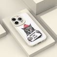 thumbnail image 4 of Muestra tu personalidad con una funda de teléfono de goma TPU con estampado de dibujos animados peculiar y a prueba de golpes para iPhone, 4 of 4