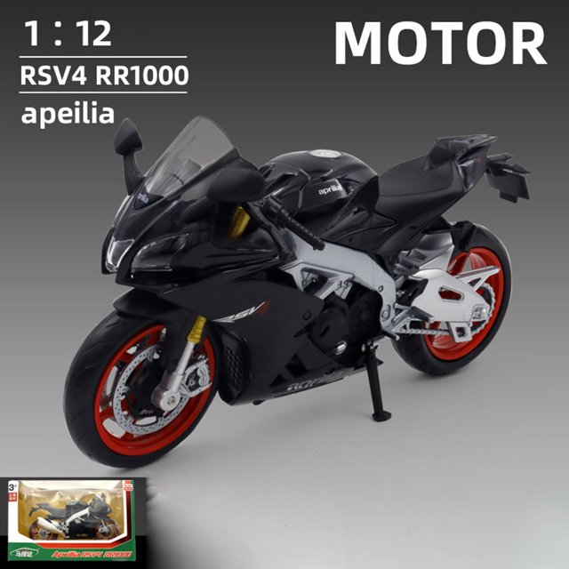 Compatible pour Gsx Aprilia Rsv4 1/12 Alliage Moto Modèle Jouet Simulation Voiture Modèle Ornements pour Enfants Cadeaux