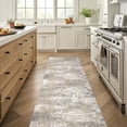 thumbnail image 4 of BERTHMEER 2'x6' Washable Abstract Runner Rugs for Hallway Kitchen Entryway Non-slip, Beige Gray, 4 of 5