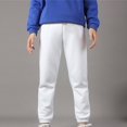 thumbnail image 5 of CHUANK Kids Boys Girls Sweatpants Workout Pants High Waisted Drawstring Trackpants Cinch Bottom Trousers, 5 of 5