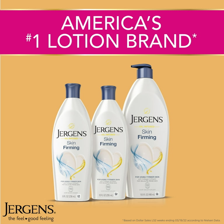 Jergens Skin Firming & Tightening Moisturizing Body Lotion for Dry