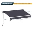 thumbnail image 6 of 8.2'x6.5' Patio Awning Retractable, 6 of 7