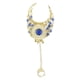 thumbnail image 4 of Pulsera de danza del vientre india, joyería para mujer, brazalete de muñeca con Azul, 4 of 9