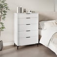 thumbnail image 4 of Gymax Freestanding 5-drawer Dresser w/Sturdy Metal Legs Interlock System for Bedroom, 4 of 8