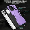 thumbnail image 2 of Allytech Magnetic Designed for iPhone 14 Pro Case 2022, Compatible with Magsafe Slim Thin PC & TPU Hybrid Protective Case for Apple iPhone 14 Pro 5G 6.1", Purple, 2 of 10