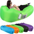 thumbnail image 1 of Canapé/sofa Gonflable Extérieur - Tissu en Nylon Robuste - Canapé de Camping, Plage, Extérieur avec Poches en Filet - avec Sac de Rangement, 1 of 9