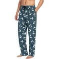thumbnail image 4 of CROPD Pajama Pants Men Sleepwear Lounge Pants Pjs Bottoms with Pockets, 4 of 7