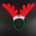 thumbnail image 3 of Holiday Anti-slip Headband Retro Christmas Antler Festive Hair Accessory for New Year Party Sequin and Feather Decor Elastic, 3 of 4