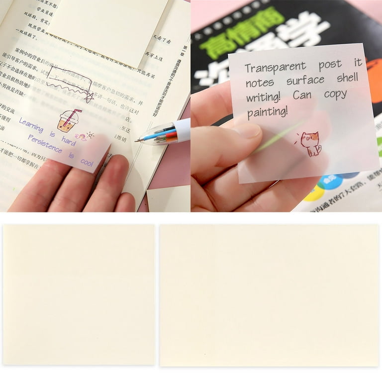 Transparent Sticky Notes 3x3 