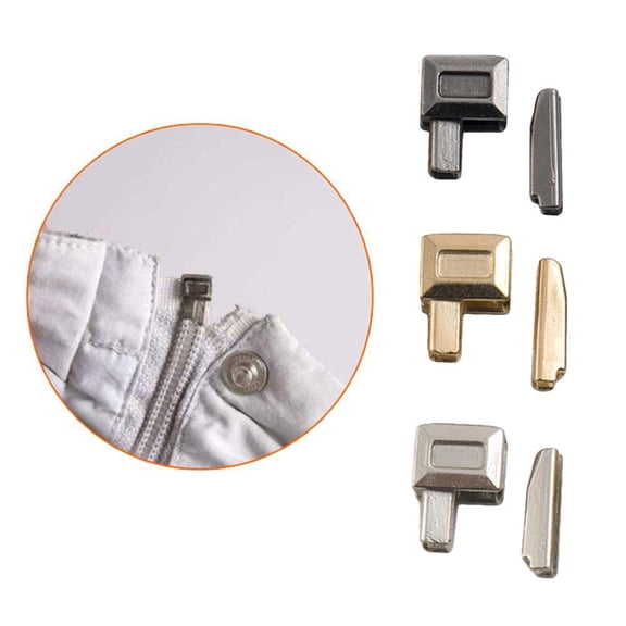 10Setset Metal Zipper Repair Stopper Open End Tailor Craft BEST Fab K7F6