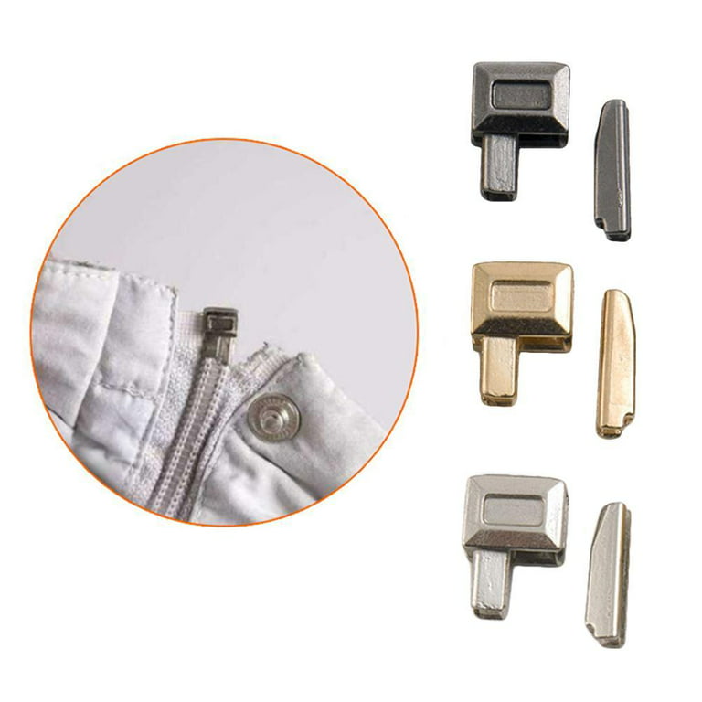 10pcs/set Metal Zipper Repair Stopper Open End Tailor Sewing Fabric Tool  Craft